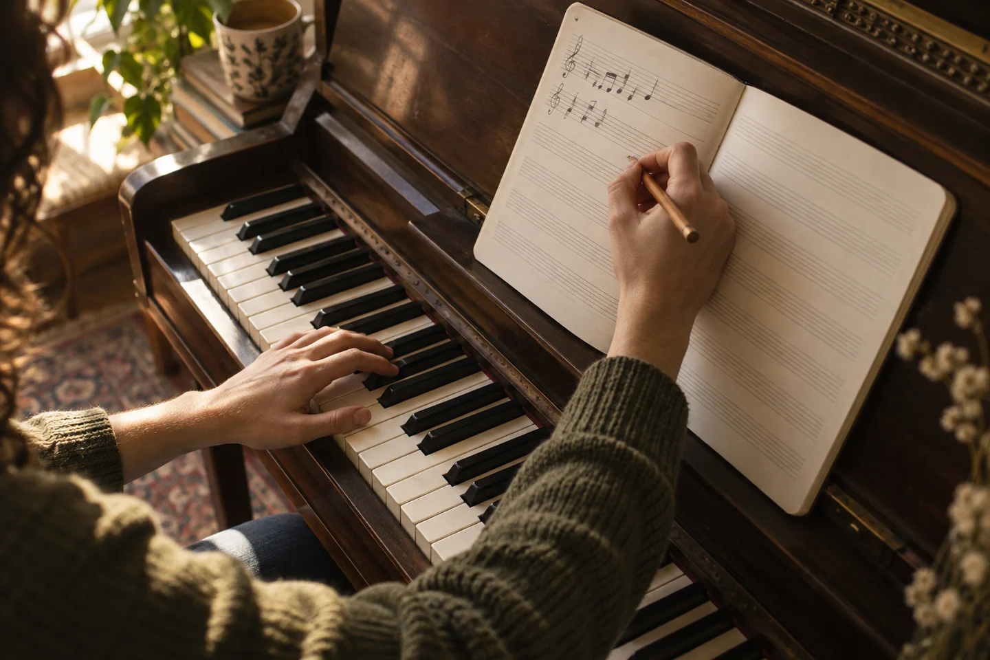 Give the song room to reach its next section illustration