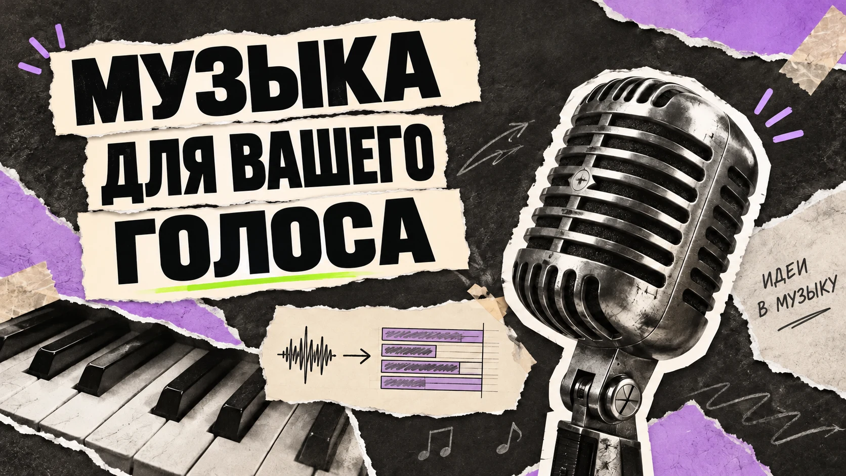 Микрофон и клавиши: музыка для вашего голоса.