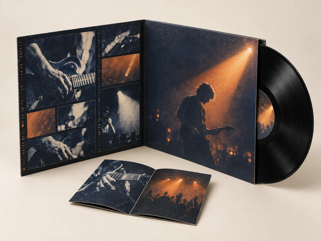 A gatefold record representing a song and its next chapter